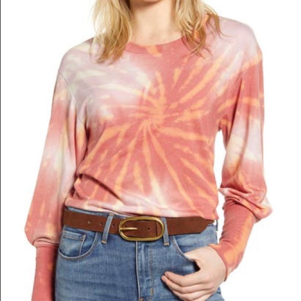 Treasure & Bond Tie Dye Long Sleeve Tee